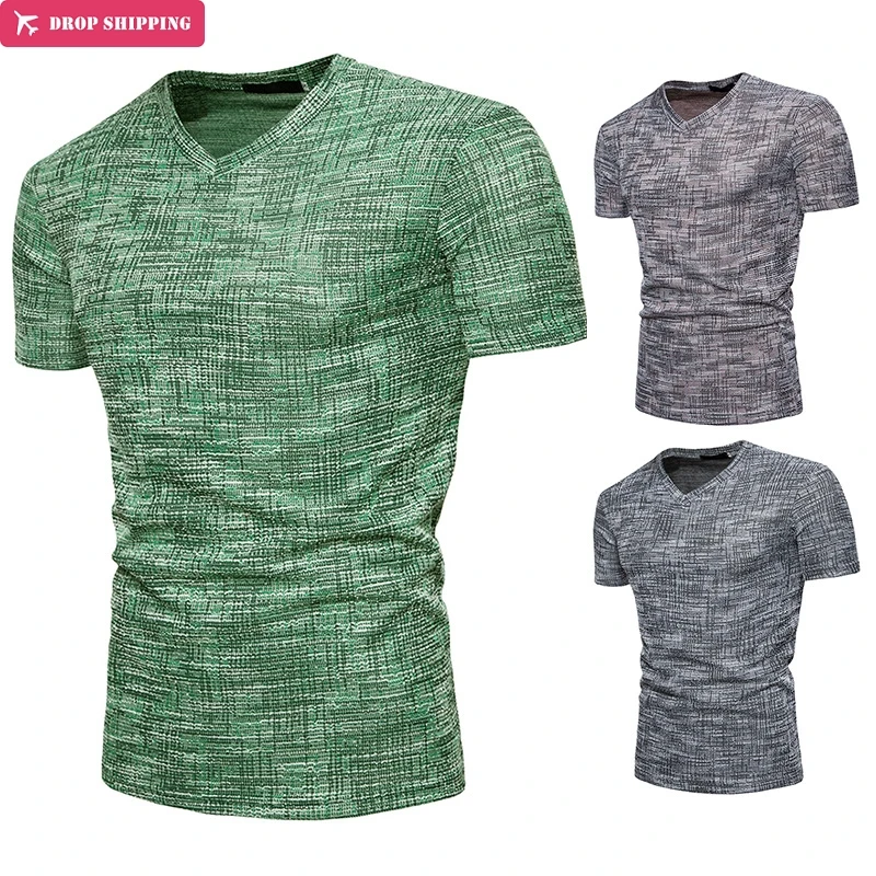 

Drop ShippingSummer Men's Short Sleeve T Shirt