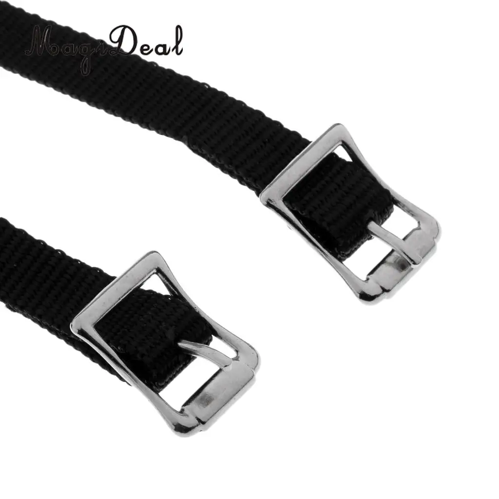 MagiDeal 4 pcs Thickened Weaved English Spurs Straps Horse Riding Equestrian