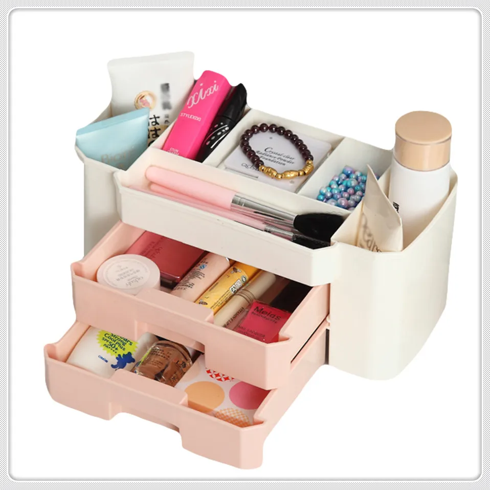2 Makeup Organizer Box