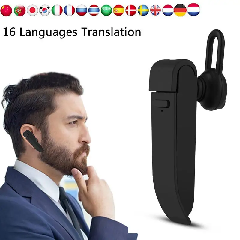 Intelligent Multi Language Translation Bluetooth Wireless Earphone