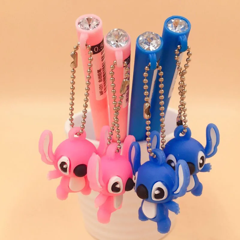 

4Pcs/set Cute Stitch Side Press Mechanical Pencil Student Pencil Automatic Pen For Kid School Office Supply Escolar Papelaria