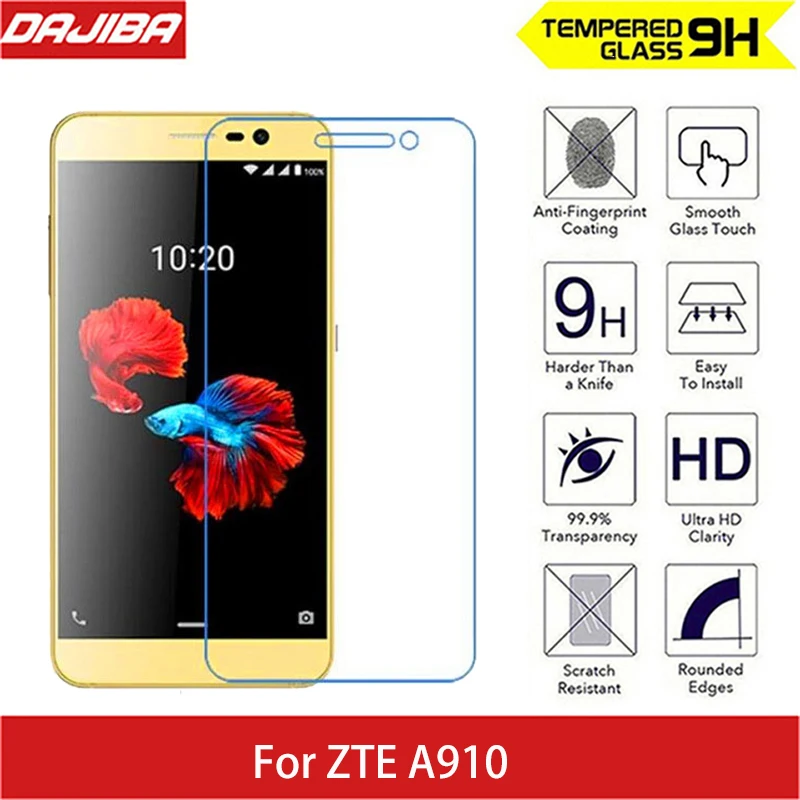 Закаленное Экран Стекло царапинам для ZTE A910 9 H 2.5D дуги края круглый границы