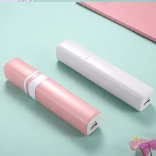 Usb Перезаряжаемые мини-вентилятор творческий помада ручной мини-вентилятор Портативный мини Мощность небольшой вентилятор Применение для Офис открытый