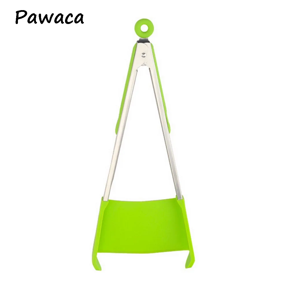 

Creative Household Kitchen Clamp 2 To 1 Silica Gel Food Pasting Spatula Special Scoop Smart Food Barbecue Clip