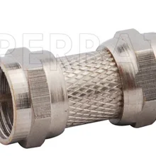 Superbat 5 шт. F РЧ Адаптер F Штекер для Штекер, Прямой Коаксиальный разъем