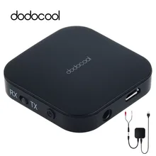 dodocool Bluetooth Audio Receiver Transmitter 3.5mm Aptx Wireless Bluetooth Adapter for TV Headphones Speakers Audio Transmitter