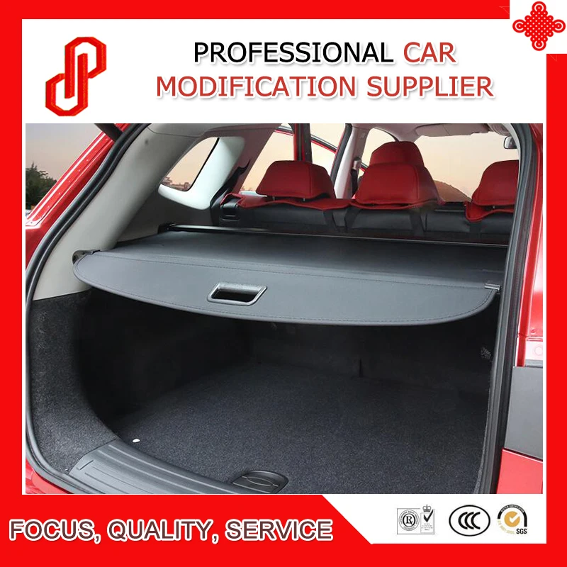 

Black color Rear Trunk Security Shield retractable Cargo cover Tonneau cover for Roewe RX5 2016 2017 2018 2019