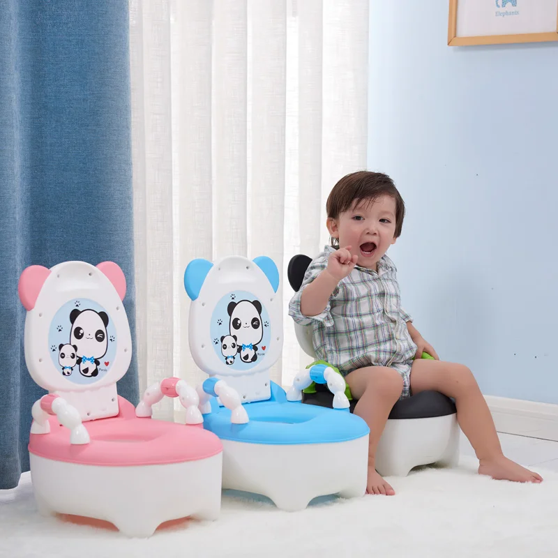 3 color portable lovely safety panda children baby potty training potty training boys and girls