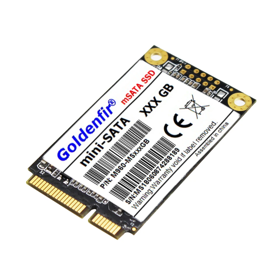 Msata 32 Гб 64 ГБ 16 ГБ 8 ГБ minisata goldenfir128гб 256 ГБ ssd msata Внутренний твердотельный жесткий диск SSD 32 Гб для ноутбука