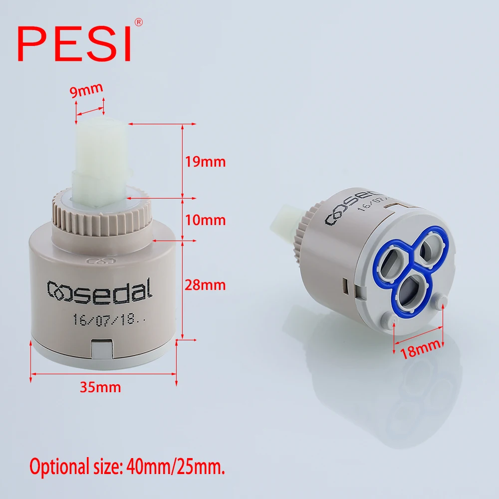Faucet Ceramic Cartridge 25mm / 35mm / 40mm faucet cartridge