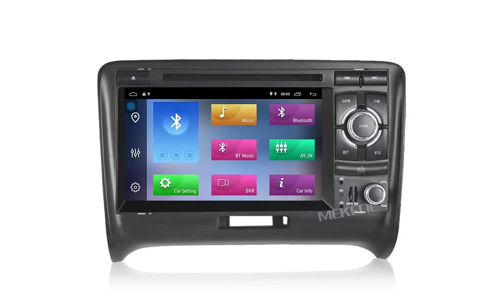 MEKEDE HD 1024x600 Android 9 2 DIN автомобильный DVD gps для Audi TT MK2 8J 2006 2007 2008 2009 2010 2011 2012 мультимедийный плеер радио