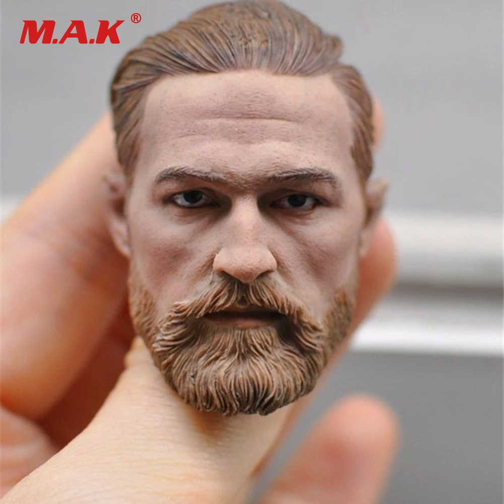 1/6 Scale European Male Head Sculpt Model Headplay Without Neck for 12