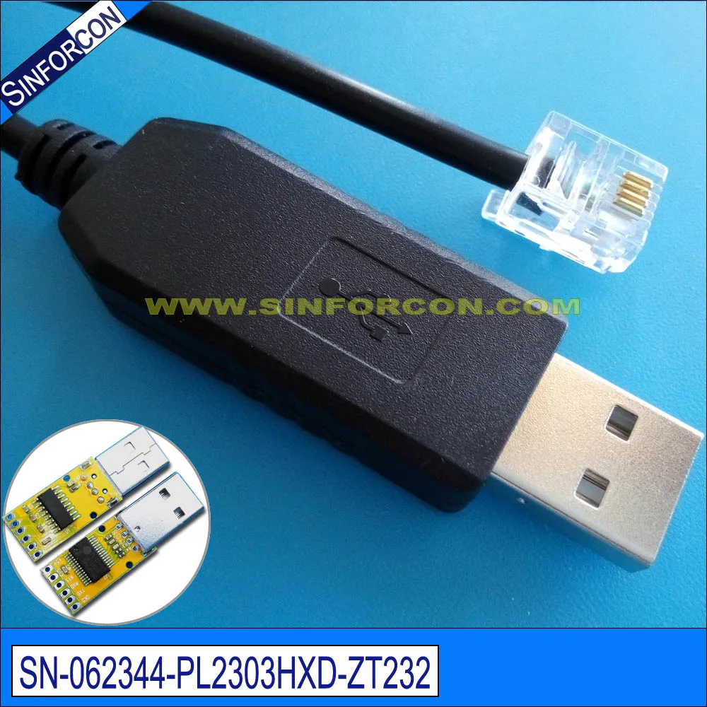 

android usb host pl2303hxd usb rs232 to rj11 rj12 rj25 rj45 serial cable