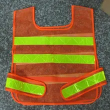 Сетчатый отражающий жилет Hi Vis Безрукавка-свободный размер