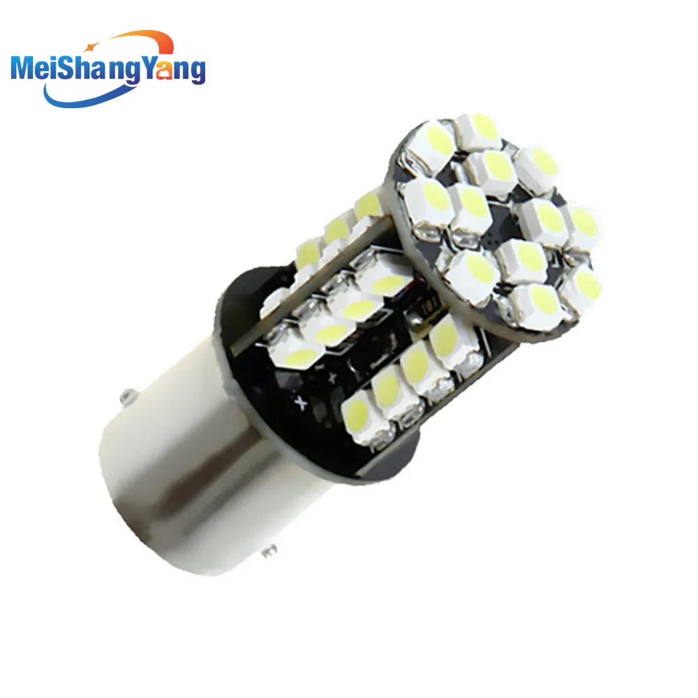 

Car Light Source 4pcs 1156 BA15S 44 SMD Pure White CANBUS OBC No Error Signal Car LED Light Bulb