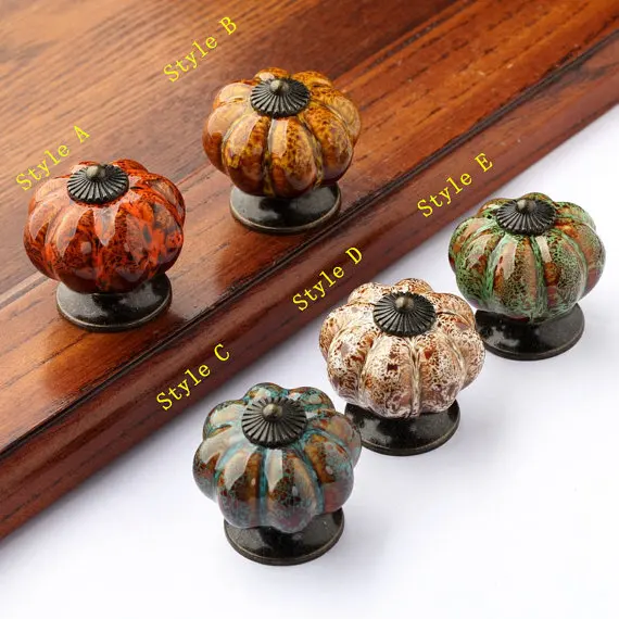 Online Shop Pomelli in ceramica Zucca Dresser Manopola Del Cassetto ... Online Shop Pomelli in ceramica Zucca Dresser Manopola Del Cassetto ...