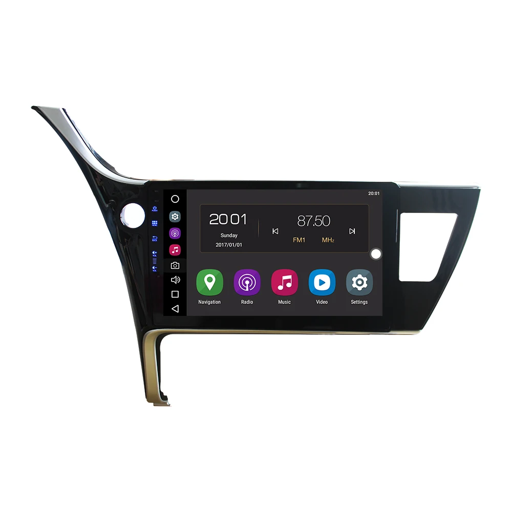 JSTMAX Android 8 0 Автомобильный плеер для toyota Corolla Innova Crysta 2016 2017 2018 gps navi Octa Core 4 ГБ 32 стерео