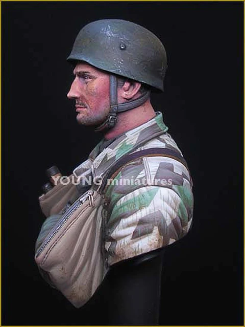 1/10 Fallschirmjager battion 500 Drvar 1944 фигура из смолы грудь GK военная тема Второй мировой войны
