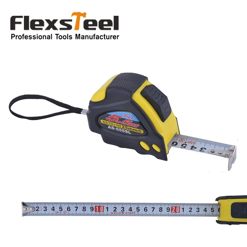 5.5MX25MM/5.5MX19MM Metal Tap Measure Measuring Tape with Metal Clip