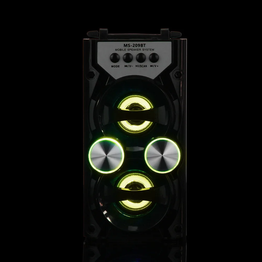 Портативная беспроводная Bluetooth Колонка MS 209BT высокая выходная мощность fm радио