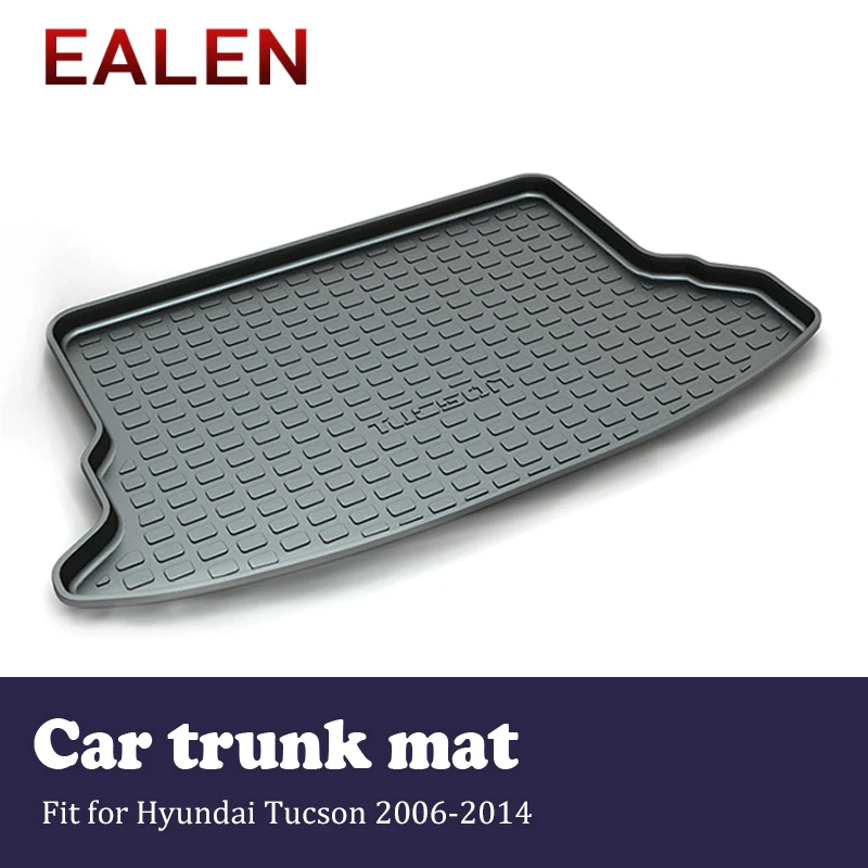 

EALEN For Hyundai Tucson 2006 2007 2008 2009 2010 2011 2012 2013 2014 Boot Tray Carpet Accessories 1Set Car Cargo rear trunk mat