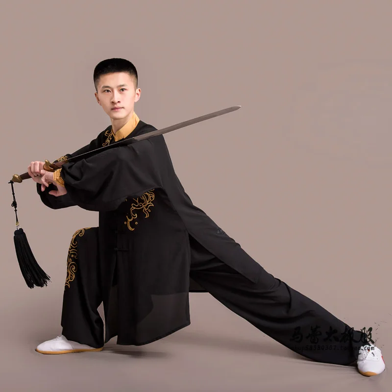 Новый дизайн боевые искусства Maleitaichi одежда TaiChi для ушу тренировочная Tai Chi тотем