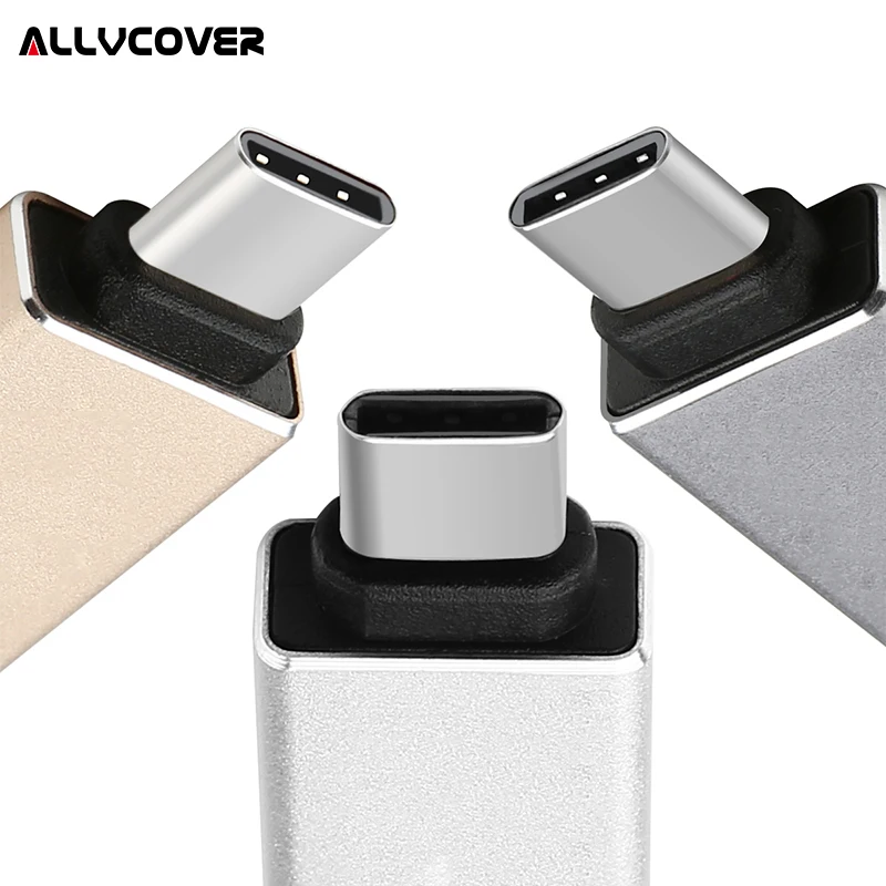 Allvcover Тип usb C адаптер Тип-C Male USB 3 0 Женский OTG Кабель-адаптер конвертер для samsung huawei |