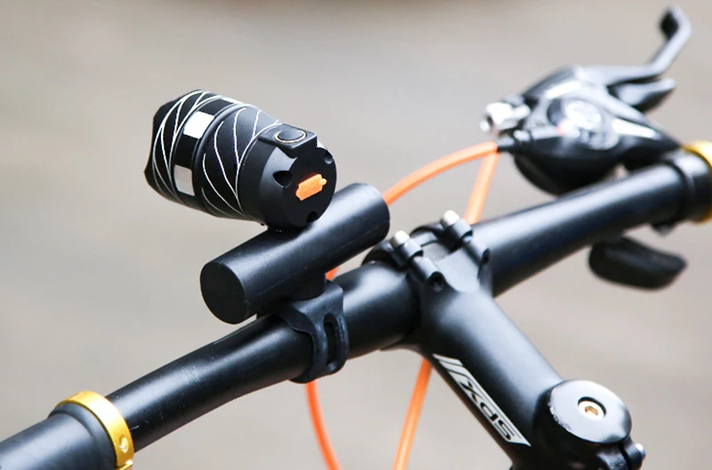Bicycle Front Light 350 Lumen T6 LED Headlight Rechargeable MTB Road Bike Handlebar Flashlight Super Bright Portable Lamp LT0105 (11)