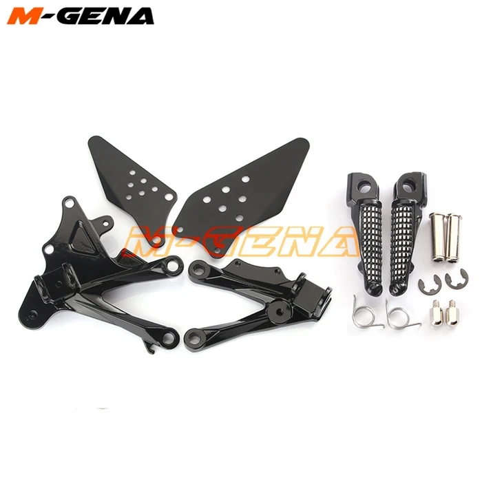 

Front footpegs Foot pegs Footrest Pedals Bracket For KAWASAKI ZX10R 2006 2007 2008 2009 2010 06 07 08 09 10 2006-2010 Motorcycle