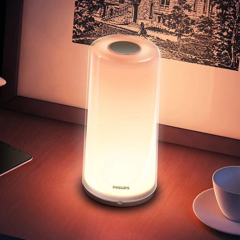 Новинка Xiaomi умная прикроватная лампа Плавная диммируемая 100-240 V Xiomi светильник