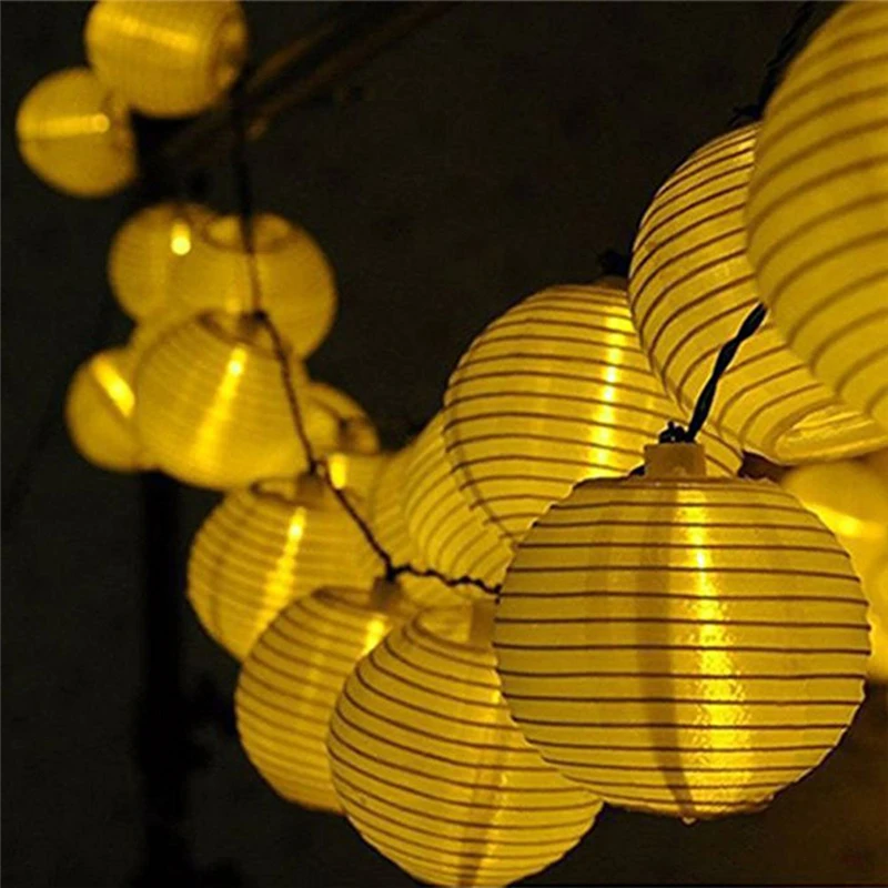 Гирсветильник с солнечной батареей 5 м 20 светодиосветодиодный|light string solar|led lighting