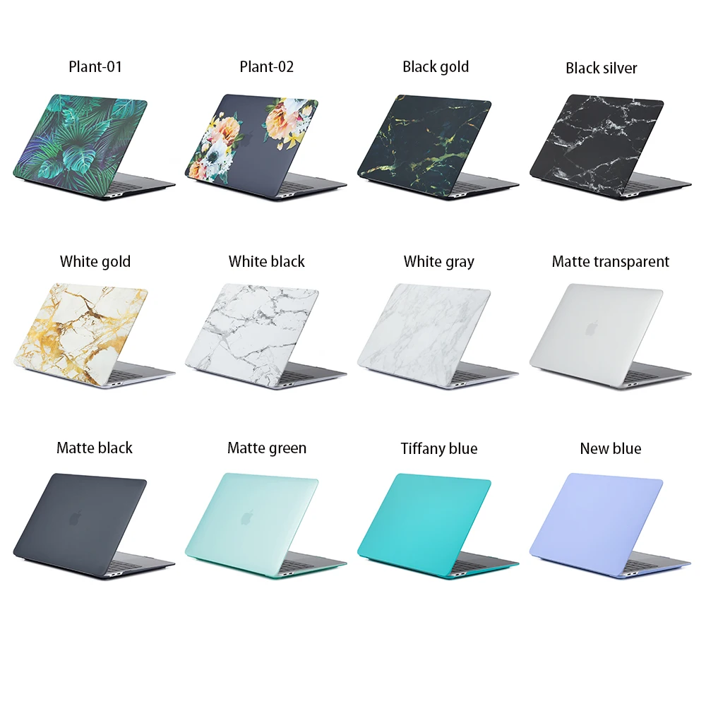 Жесткий Чехол для ноутбука Apple macbook Air 11 13 3 Pro Retina 15 4 Macbook 12 дюймов 2018 new air с