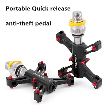 

2018 NEW MTB Quick Release Ultralight Bicycle Pedals Aluminum Forged Road Bike Pedals Cheap Mountain Bike Bearings Pedal CNC DH