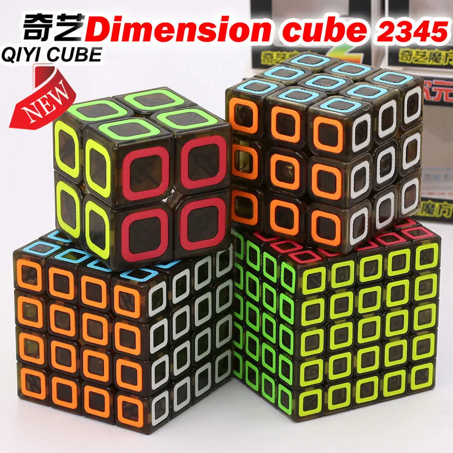 

Puzzle Magic Cube QiYi Dimension cube 222 333 444 5555 2x2x2 3x3x3 4x4x4 5x5x5 entry cube easy learning educational logic game Z
