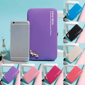 

2019 Fashion Women Multi-Function Long Mobile Phone Bag Wallet Card Pack Coin small Purse portefeuille sac femme e0129