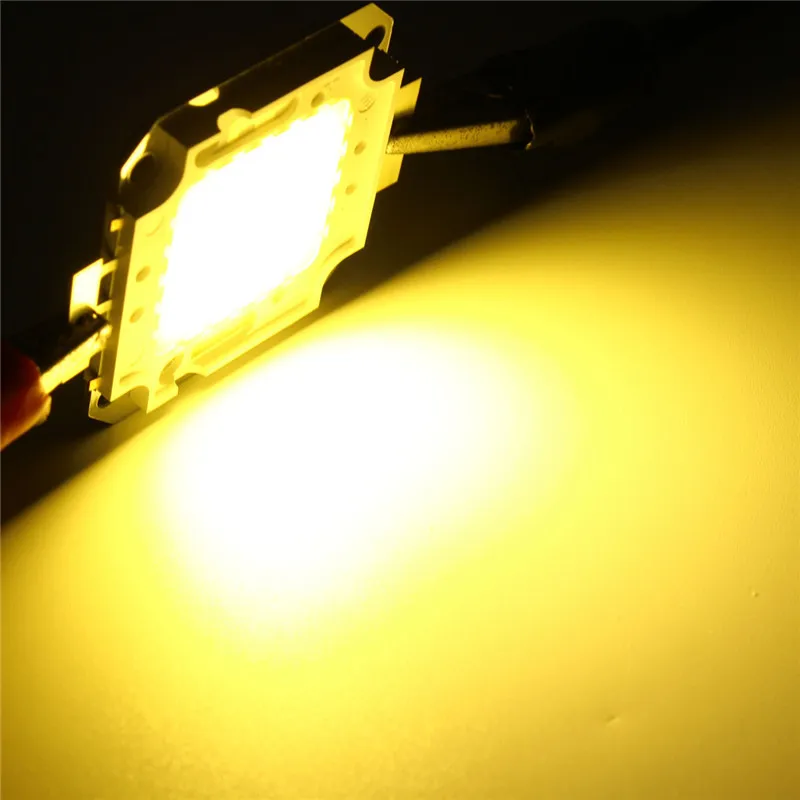 Smuxi Светодиодный драйвер питания Водонепроницаемый IP65 мощностью 10 Вт, 20 Вт, 30 Вт, 50 Вт 70 Вт 100 Вт высокой мощности Мощность светодиодный SMD со встроенными лампами чип AC85-265V - Испускаемый цвет: warm white
