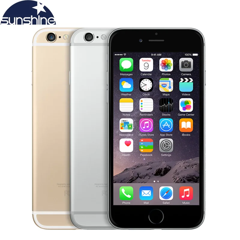 Unlocked Original Apple iPhone 6 Plus Mobile Phone LTE 5.'5 IPS 1GB RAM 16/64/128GB iPhone6 iOS Fingerorint Smartphone