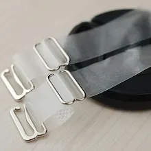 Лидер продаж 3 пары = 6 шт. бретели для бюстгальтера Аксессуары для нижнего белья металлической пряжкой бретельки бюстгальтера ремень Для женщин эластичные прозрачные силиконовые бюстгальтер