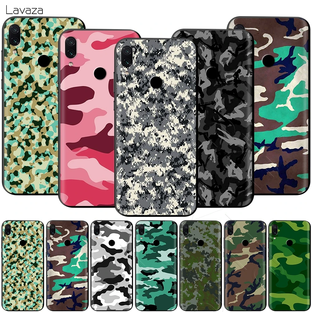 

Lavaza Army Green Camouflage Case for Xiaomi Redmi Note 4A 4X 5 5A 6 6A 7 S2 Pro Go Prime Plus