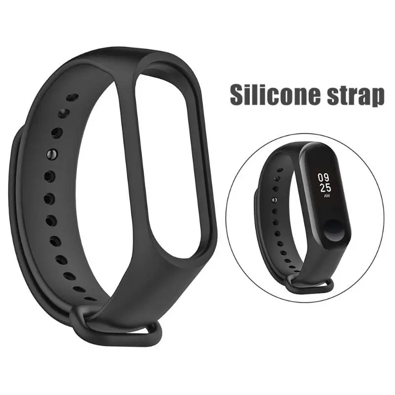 Силиконовый ремешок на запястье браслет ремень для Xiaomi Mi Band 4 браслеты Global Smart watch