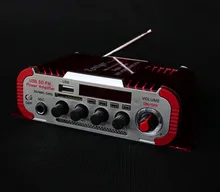 Red 12V 5A Microphone power amplifier DC USB reverberation high power memory card