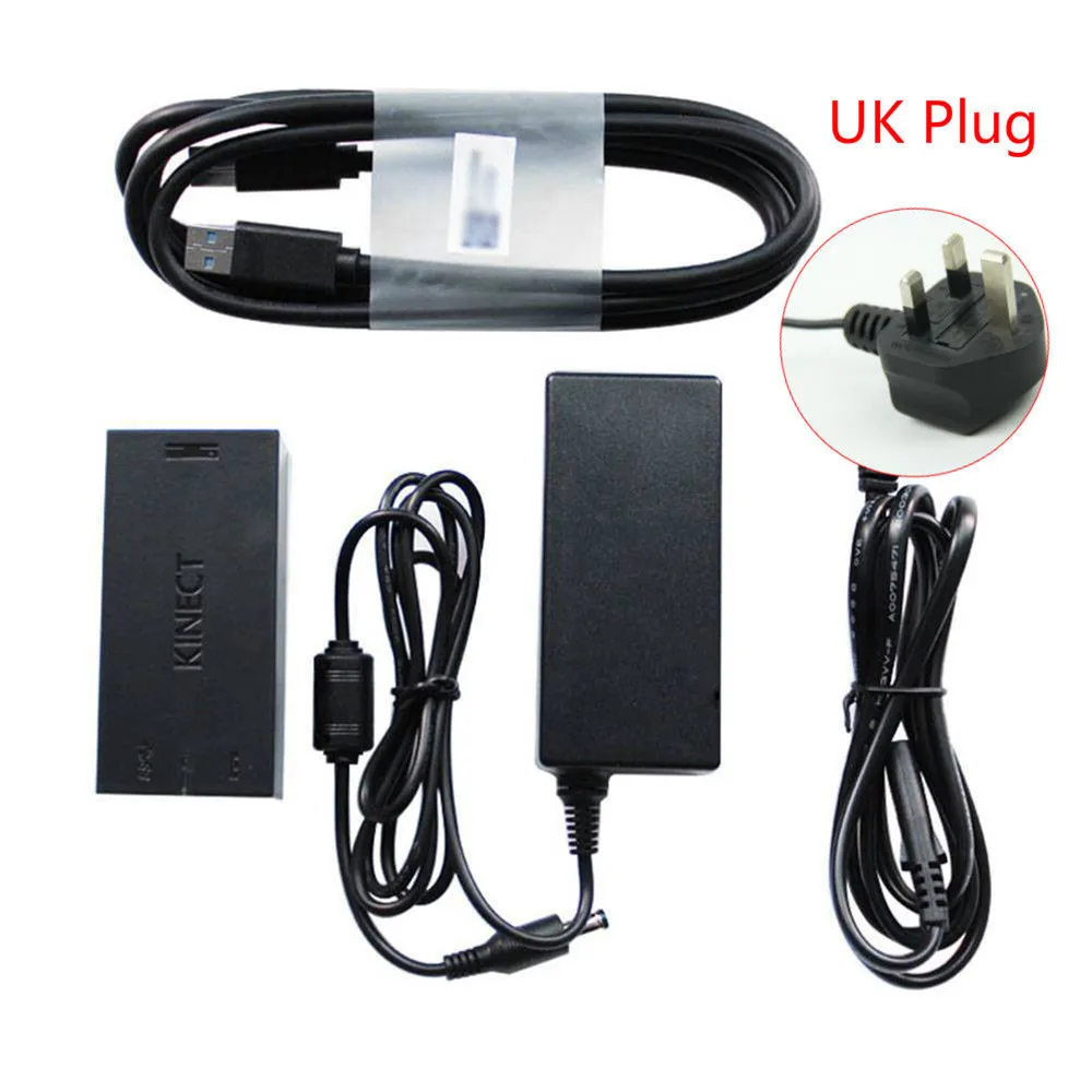 Адаптер USB 3 0 для Kinect 2 Sensor Xbox One S & X Windows 8 1 10 PC UK Plug|Адаптеры AC/DC| |