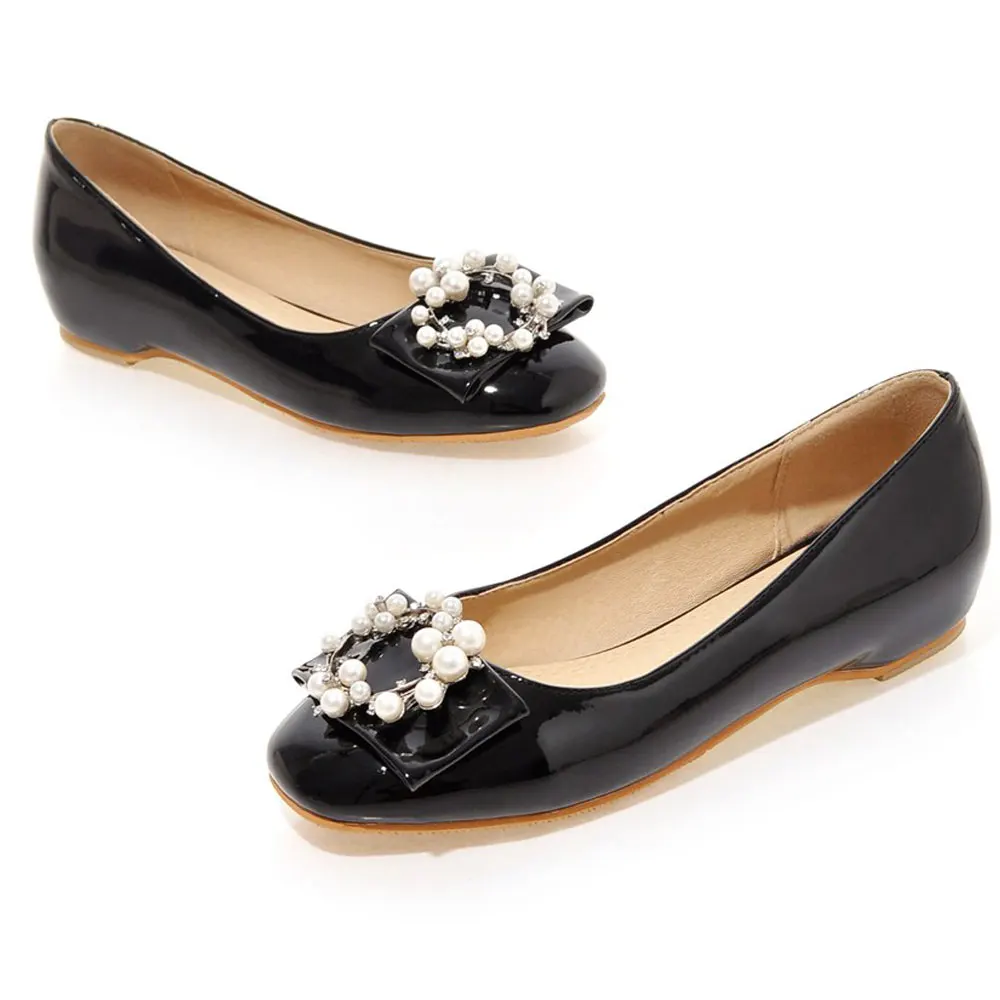 Sgesvier лаконичные лодочки с мелким мыском Дамская обувь круглый носок на низком каблуке Карамельный цвет лакированные женские кожаные туфли