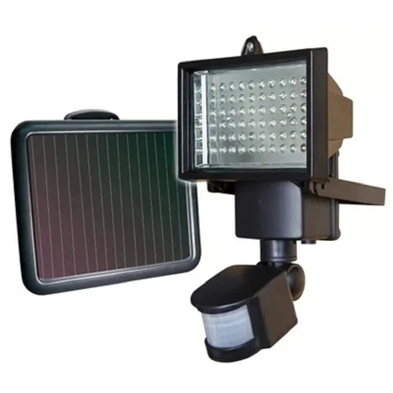 

60 LEDs Super Bright Solar Lights Outdoor Gate Garage Aisle Home Park Street Lamp Human Body's Sunlight Control Waterproof Light