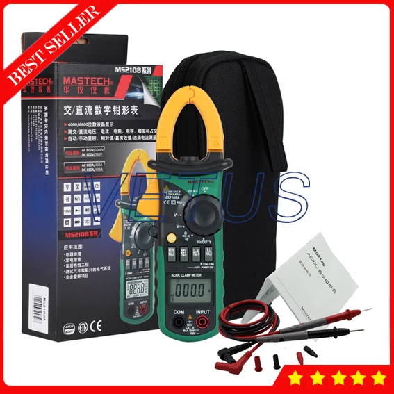 

Mastech MS2108A Auto Range Digital AC DC Clamp Meter Price