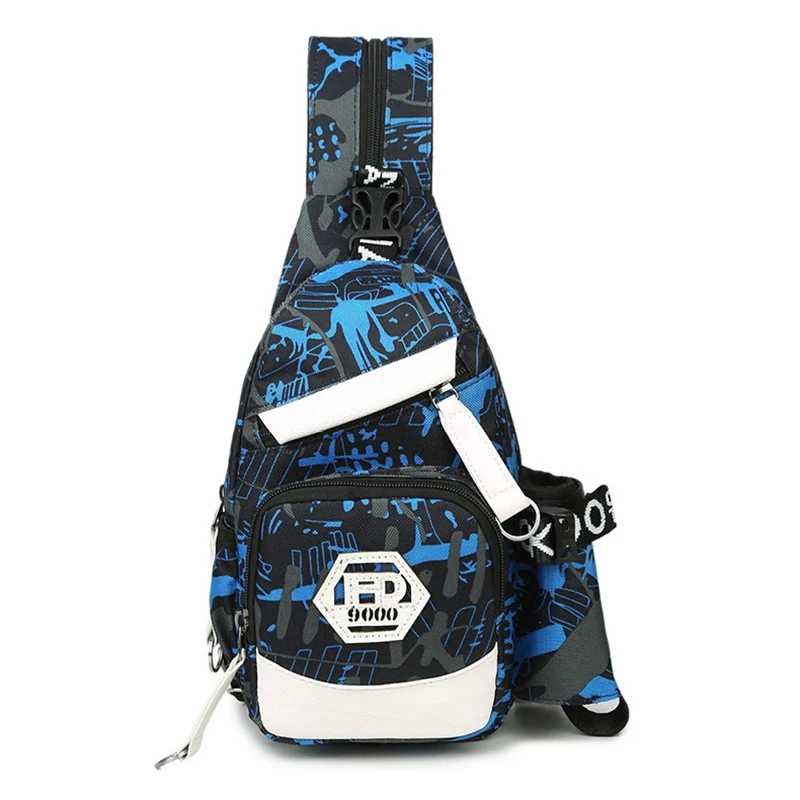 

Couple high quality Messenger bag Oxford cloth waterproof bag Fashion chest bag Street travel Single shoulder Messenger bag