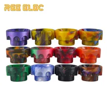 REE ELEC эпоксидный 810 капельный наконечник электронная сигарета мундштук Vape аксессуары смола капельный наконечник 810 для TFV8 большой ребенок TFV12 принц