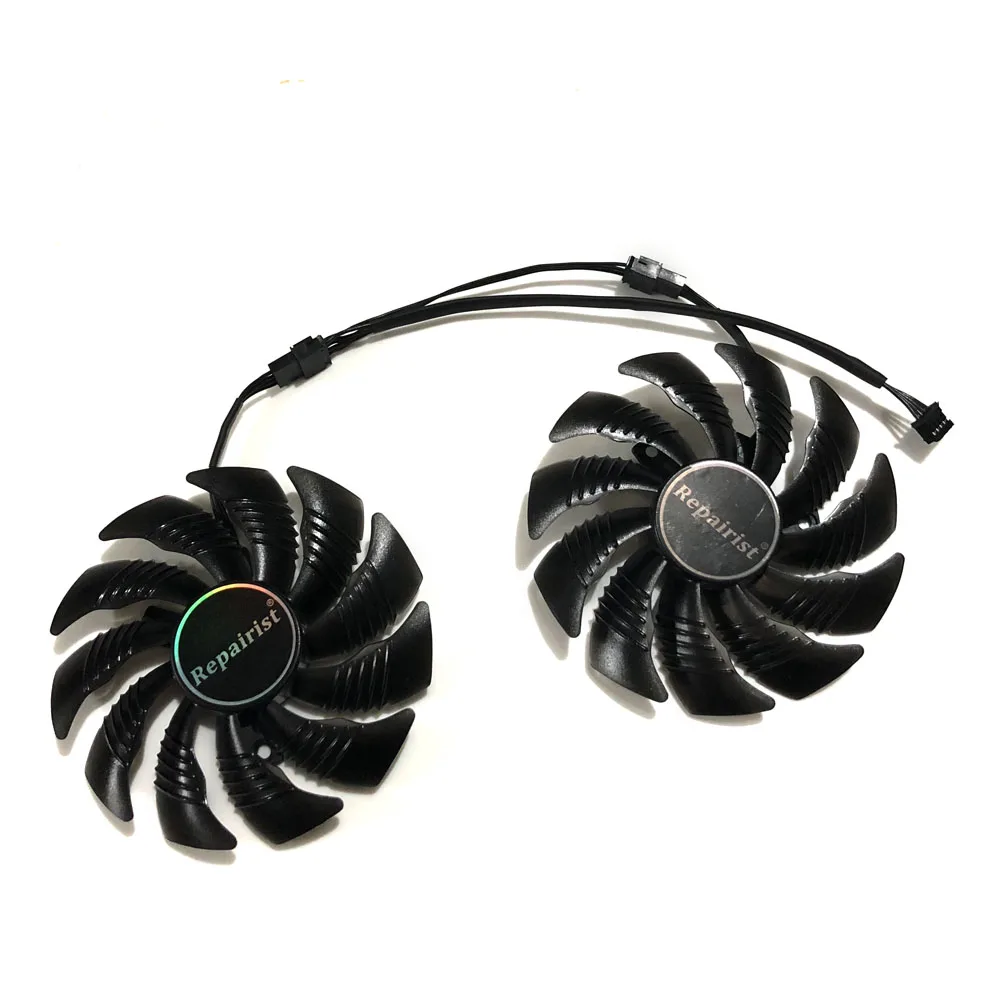 GPU радиатор T129215SU 90 мм Графика карты вентилятор для GeForce Gigabyte GTX1070 GV N1070WF2OC N1070WF2