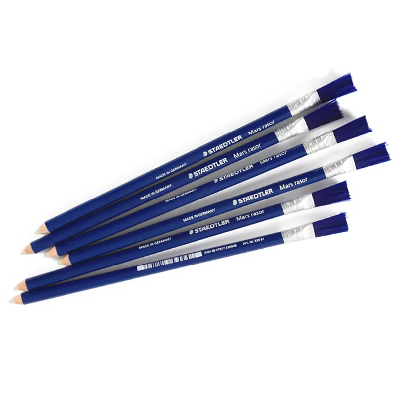 Staedtler 526 61 Mars Rasor резиновый карандаш чернильный ластик 3 шт./партия подходит для подсветки и небольшой площади коррекции подачи рисунка