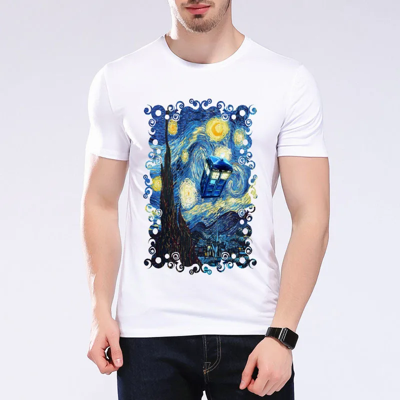 2018 Summer New Fashion Slim Oil Painting Style T-shirt Streetwear Men's Short Sleeve Tee Tops Funny tops tee E5-74 |